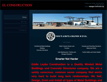 Tablet Screenshot of el-construction.org